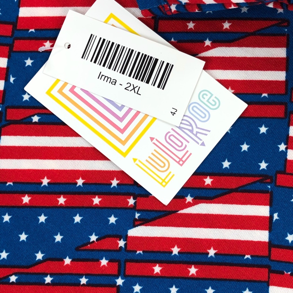 LuLaRoe Irma Tunic Top Size 2XL NWT